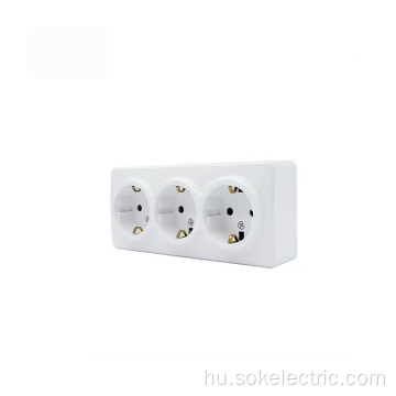 Hot Sale Triple Schuko Socket Könnyen telepíthető